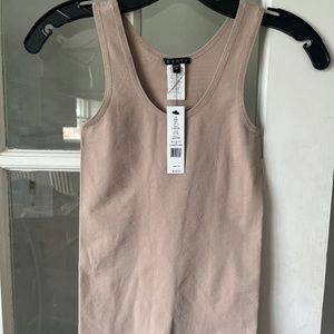 NWT Theory Len Tubular Stretch Jersey Tank Top